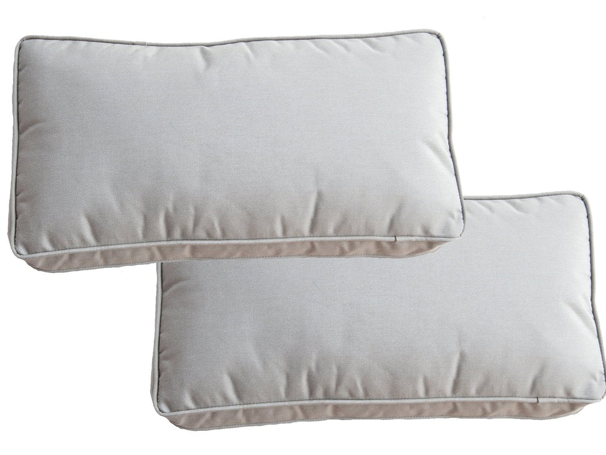 Minimo Set of 9 Taupe Grey Scatter Cushions Alexander Francis