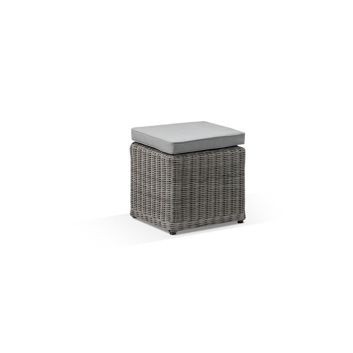 Grey rattan online stool